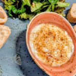 Gekräuterte Ziegenfrischkäse Creme Brulee